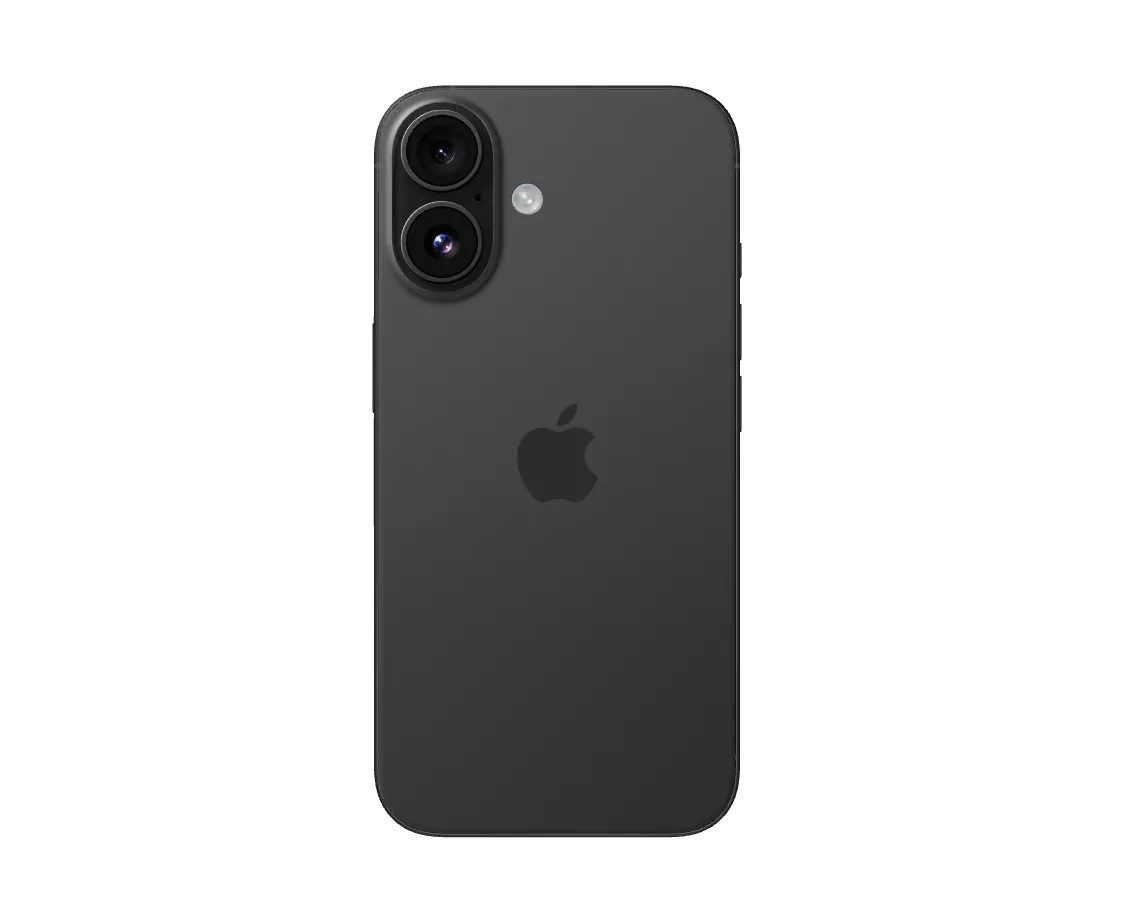 màu đen cổ điển trên iPhone 16